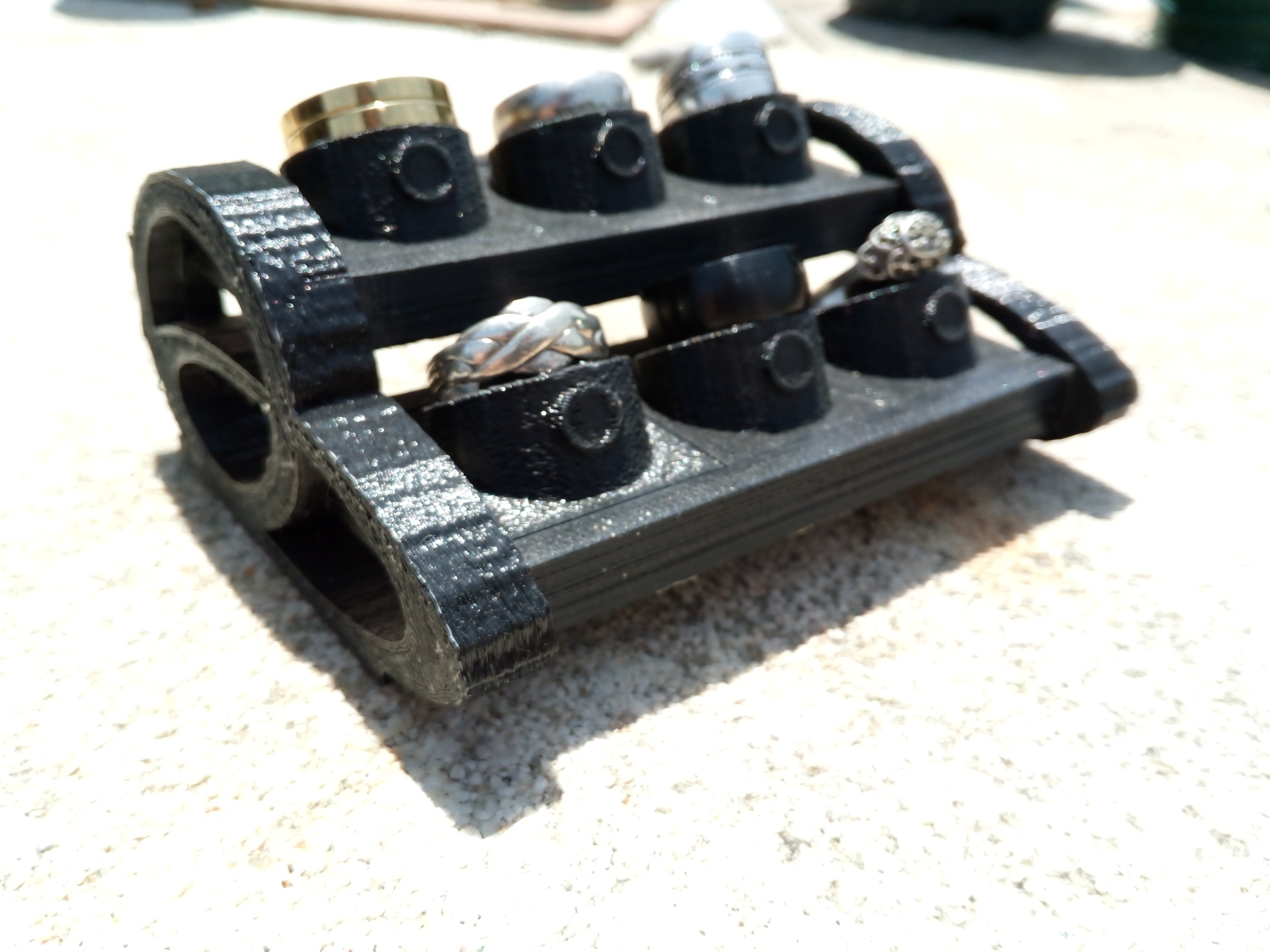 💍 Racks V2+V1 for Ring Holder / Racks for Ring display or other modular ...